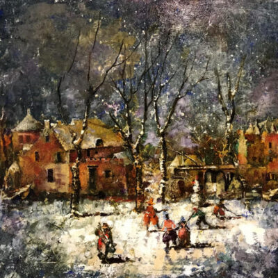 Вечерний снежок